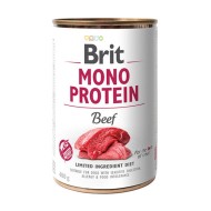 Brit - Mono Protein Marhás, Nedves kutyatáp - 400g